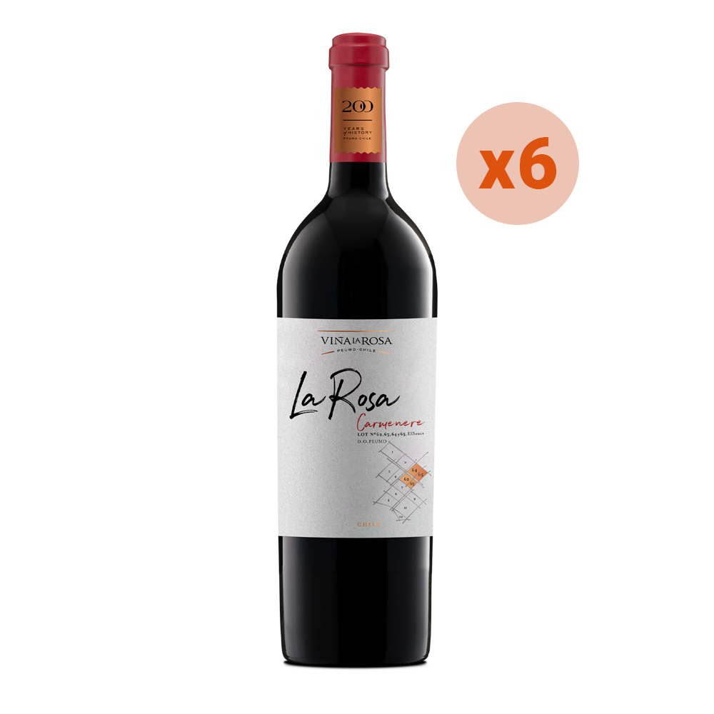 La Rosa Carmenere (6 botellas 750ml)