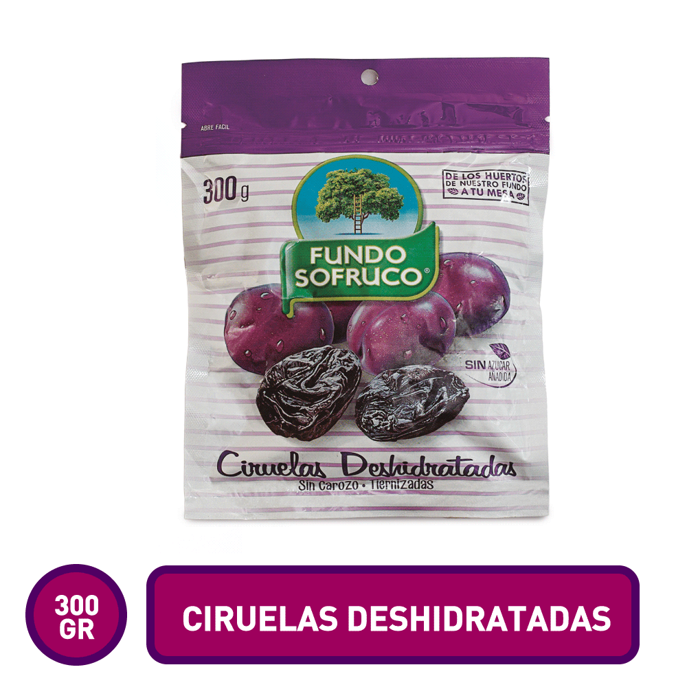 Ciruela Deshidratada 300 gr (un.)