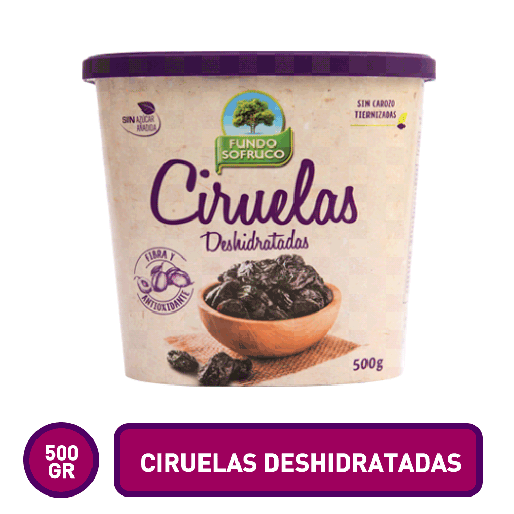 Ciruela Deshidratada 500 gr 1 Unidad